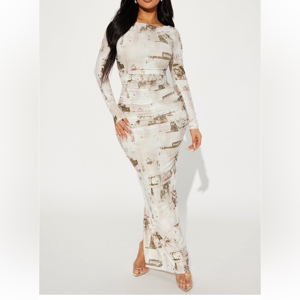 FashionNova maxi dress